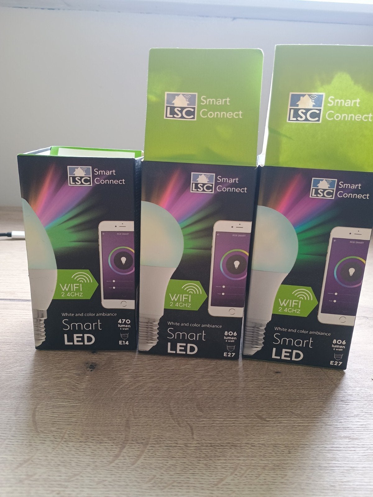 Smart Led/ Smart lampen, Ophalen, E27 (groot), Led-lamp