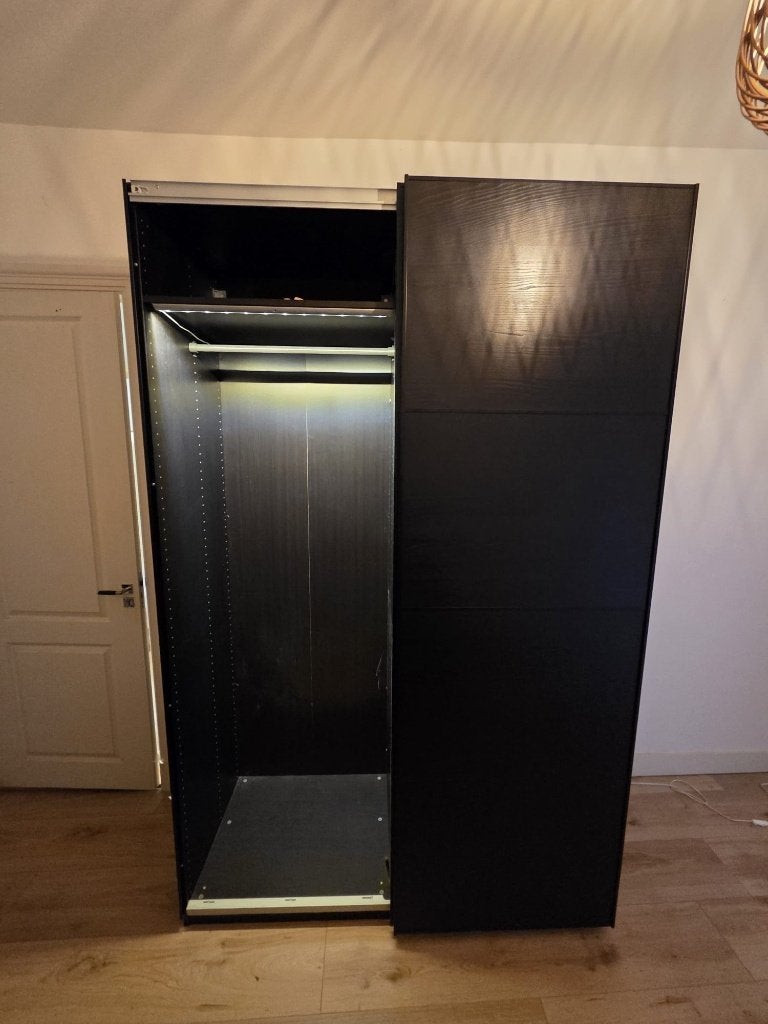 IKEA PAX kast / kledingkast 150x66x239 - met schuifdeuren, 200 cm of meer, 150 tot 200 cm, Ophalen of Verzenden, 50 tot 75 cm