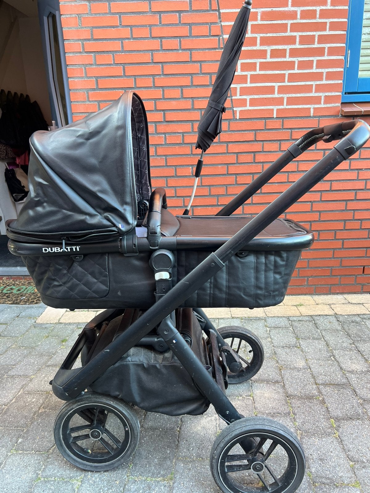 Dubatti kinderwagen, Gebruikt, Luchtbanden, Combiwagen, Ophalen