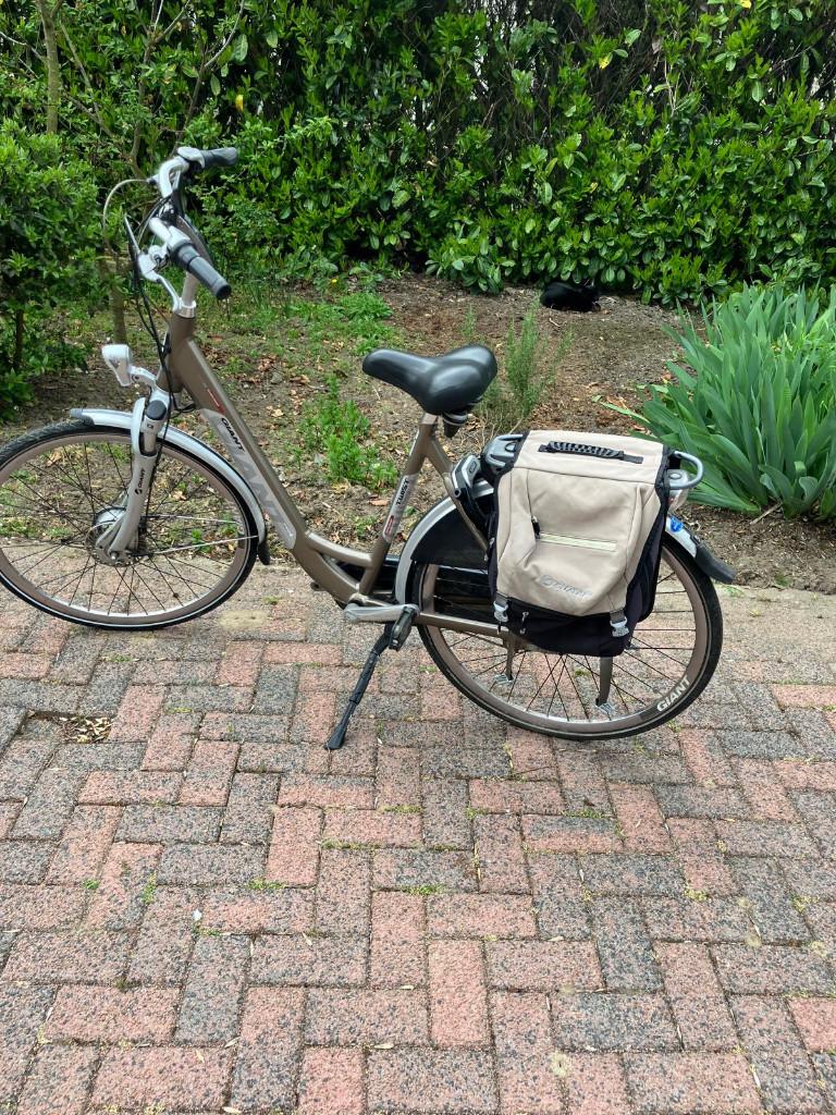 electrische Dames fiets Giant Twist double, Ophalen, Gebruikt, Giant, 51 tot 55 cm
