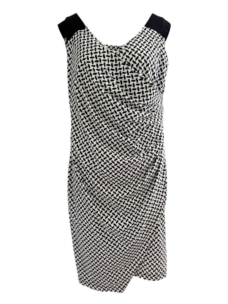 Cassiopee jurk L, Kleding | Dames, Zwart, Ophalen of Verzenden, Zo goed als nieuw, Onder de knie