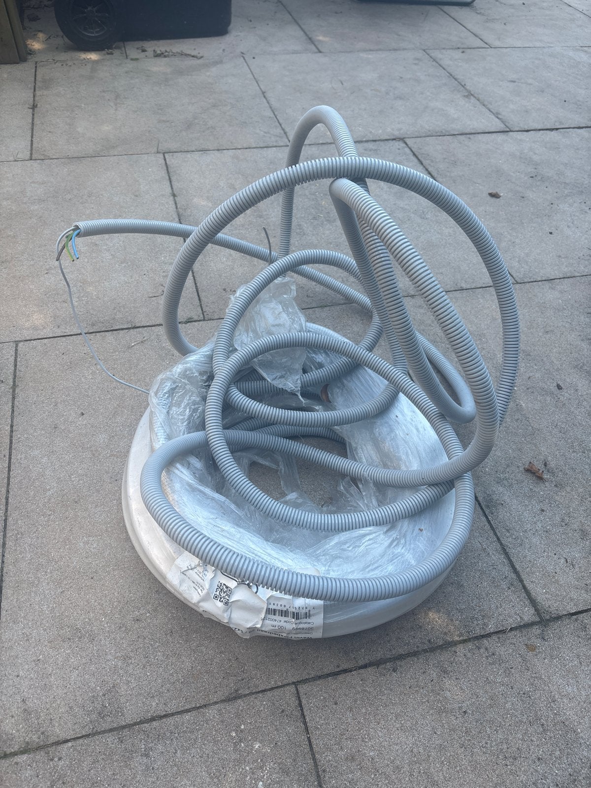 Wavin Flexbedraad 20 5x2,5 VD H07V-U - 100m kabel, Ophalen, Nieuw, Overige merken, Kabel of Snoer