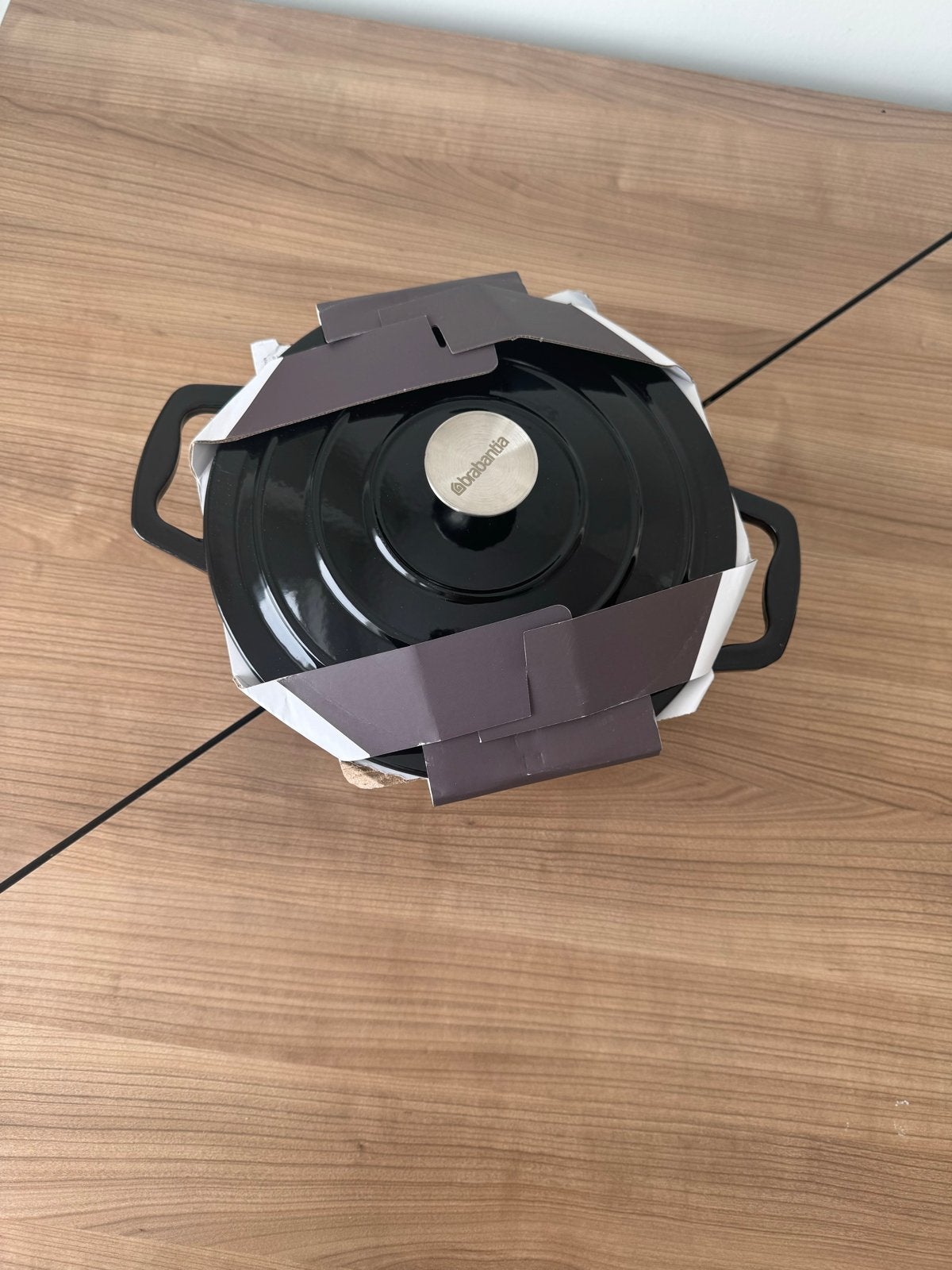 Brabantia Q-Time Gietijzeren Braadpan 26 cm - Nieuw, Ophalen, Met deksel, Nieuw, Overige merken