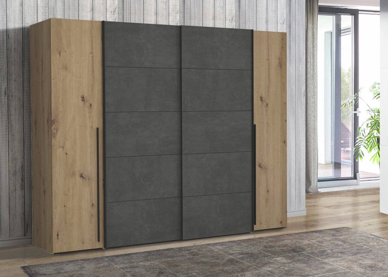 Opknap grote kleding kast, Huis en Inrichting, Kasten | Kledingkasten, Ophalen, Gebruikt, 50 tot 75 cm, 200 cm of meer