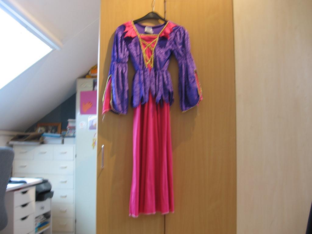 Middeleeuwse jurk meisje, Carnaval, Ophalen of Verzenden, Zo goed als nieuw, Kleding