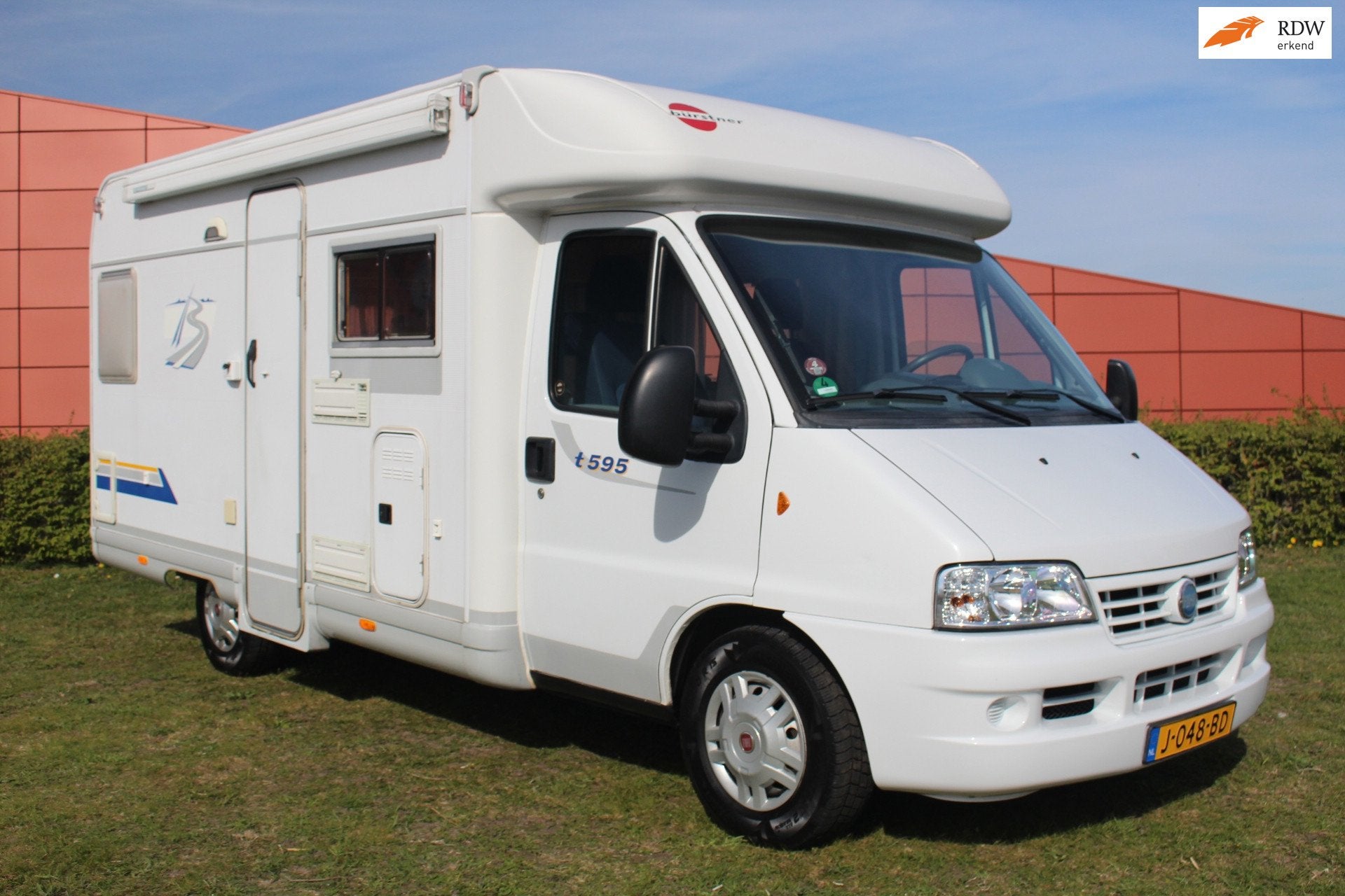 Burstner t595 (2002) 106 PK, Groot vast bed, Nwe distributie, Caravans en Kamperen, Campers, Bedrijf, Bürstner, 5 tot 6 meter