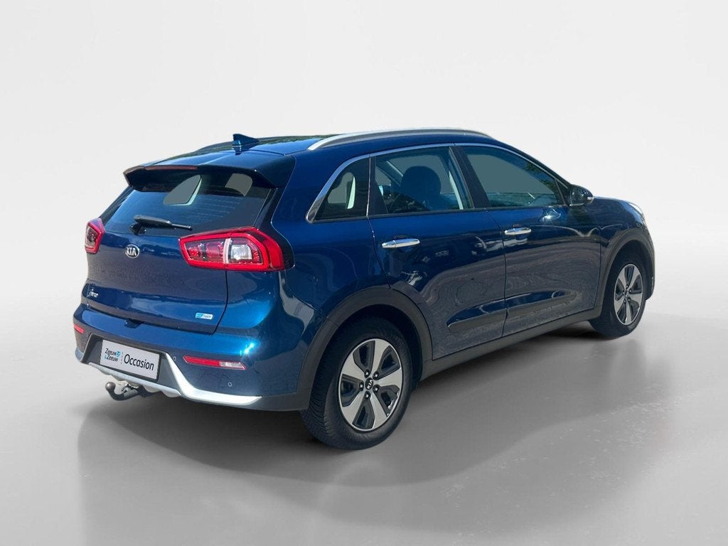 Kia Niro 1.6 GDi Hybrid DynamicLine | Trekhaak | Carplay | A, Auto's, Kia, 12 maanden, Gebruikt, Euro 6, Blauw