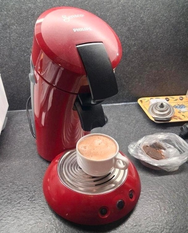 Senseo Koffiezetapparaat - Perfect voor 1 of 2 kopjes!, Witgoed en Apparatuur, Koffiezetapparaten, Ophalen, Koffiepads en cups
