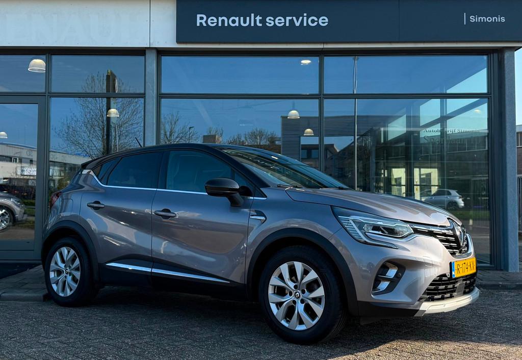 Renault Captur 1.0 TCe 90 Intens | Achteruitrijcamera | Appl, Voorwielaandrijving, Gebruikt, Parkeersensor, Leder en Stof