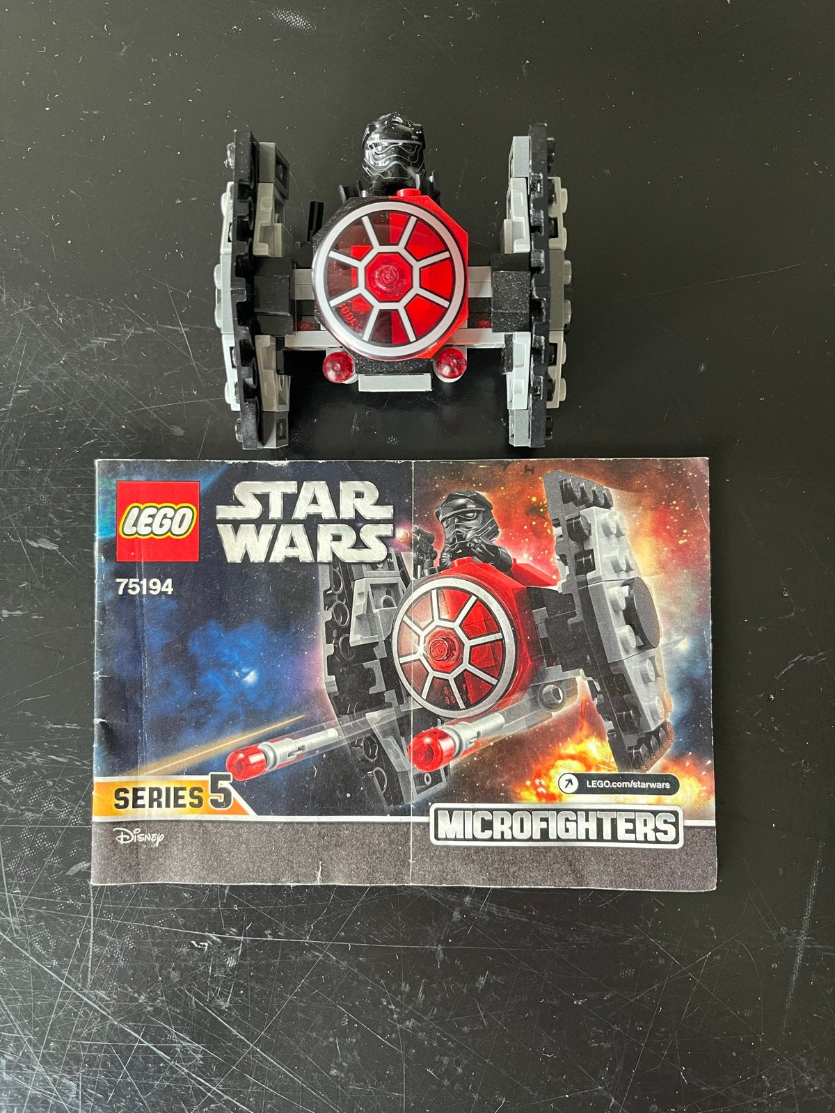 LEGO Star Wars 75194 First Order TIE Fighter Microfighter, Ophalen of Verzenden, Zo goed als nieuw, Overige merken