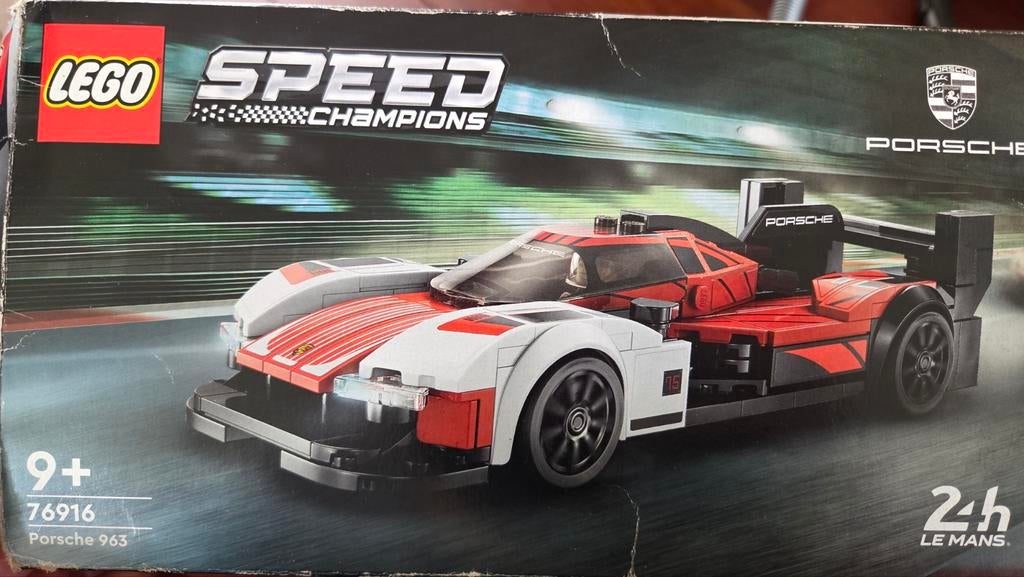 LEGO Speed Champions 76916 - Porsche 963, Gebruikt, Lego, Speed Champions, Ophalen of Verzenden