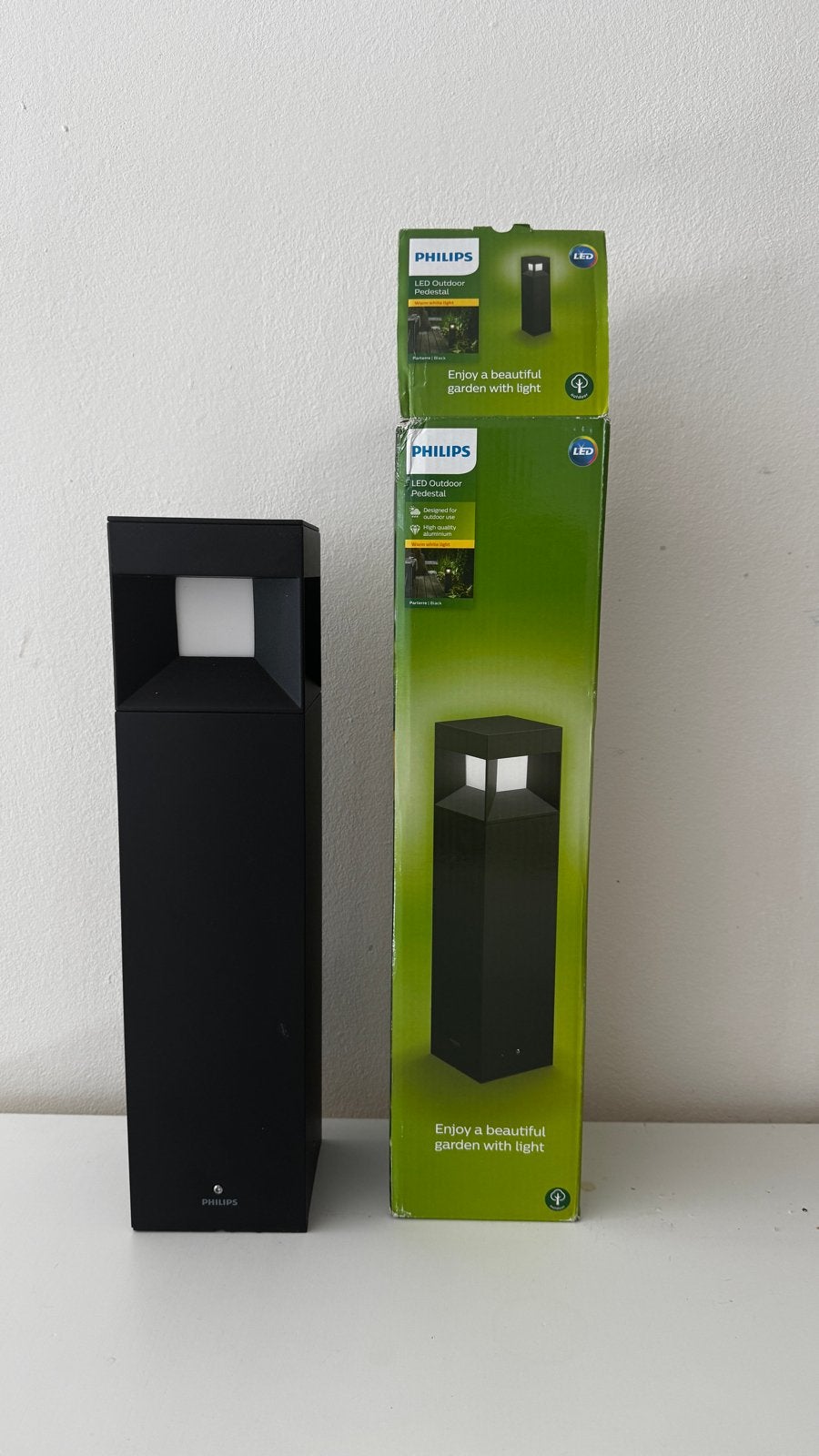 Philips LED Buiten Sokkel Lamp - Zwart, Nieuw in Doos, Overige materialen, Minder dan 50 watt, Overige typen, Nieuw