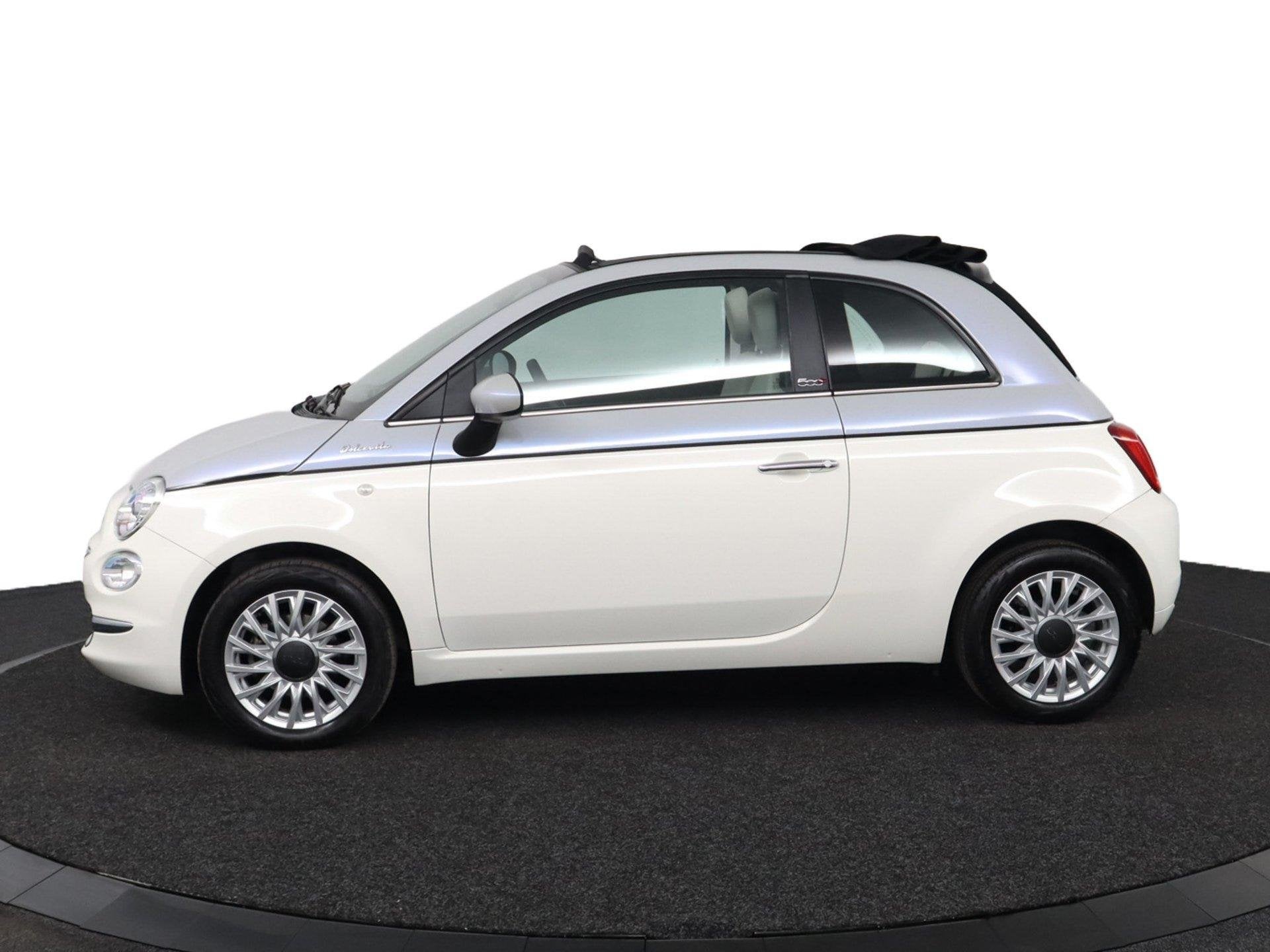 Fiat 500C 1.0 Hybrid Cult CABRIO |NAP|Leder|Cabrio|2tone|Dol, Voorwielaandrijving, Stof, Euro 6, Cabriolet