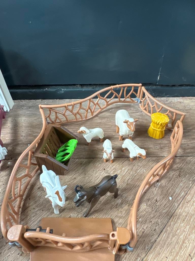 Boerderijdieren Speelset met Hek en Accessoires, Ophalen of Verzenden, Gebruikt, Jongen of Meisje