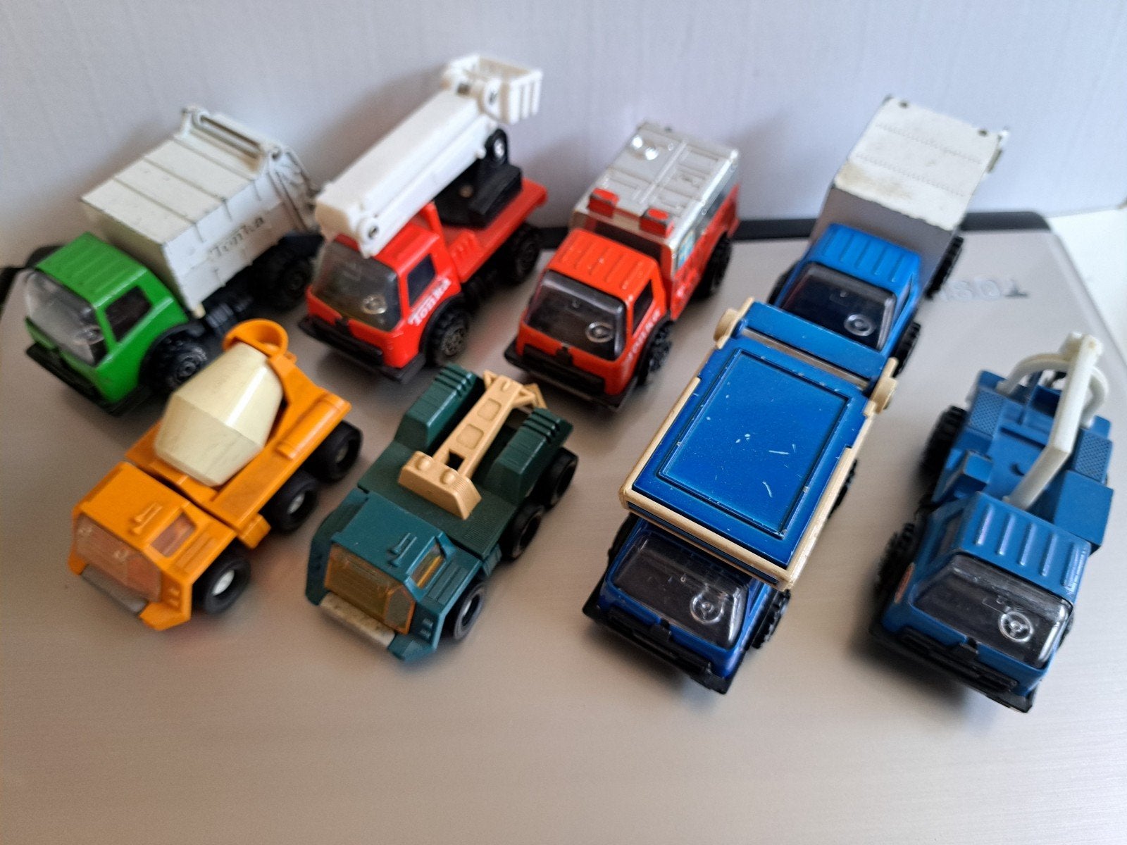 Tonka, diverse modellen, gebruikt maar onverwoestbaar, Ophalen of Verzenden, Gebruikt, Auto, Overige merken