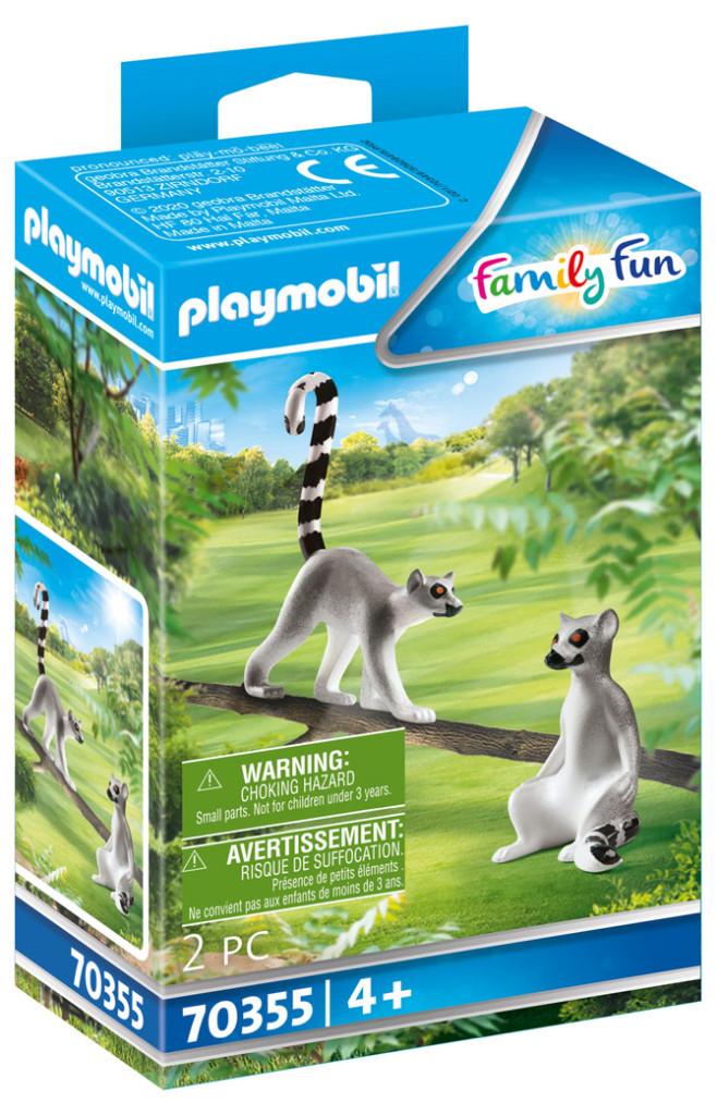 PLAYMOBIL 70355 Koppel Ringstaartmaki's 2dlg, Kinderen en Baby's, Speelgoed | Playmobil, Nieuw, Ophalen of Verzenden