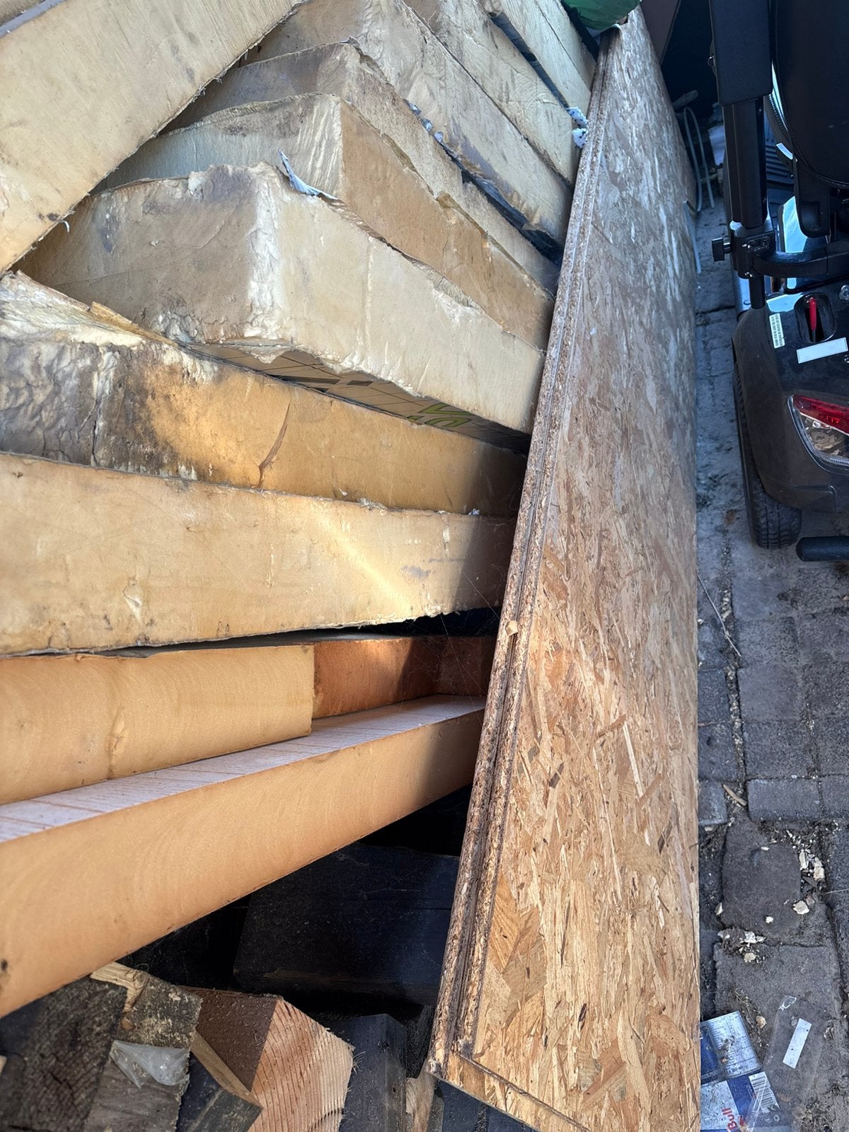 2x OSB 18mm plaat 244x61cm, Doe-het-zelf en Verbouw, Ophalen, Nieuw, Hout, Minder dan 20 mm