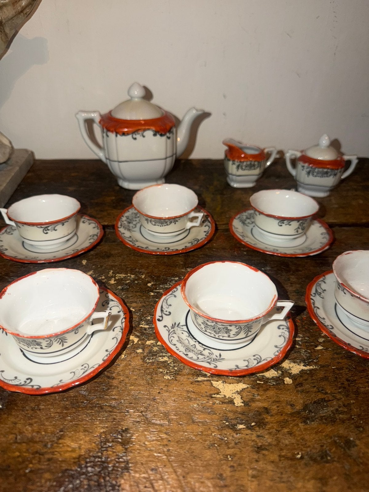 Compleet art deco kinderen theeservies, Ophalen of Verzenden