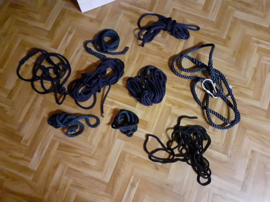 Diverse aanmeer touwen, Watersport en Boten, Ophalen, Zo goed als nieuw