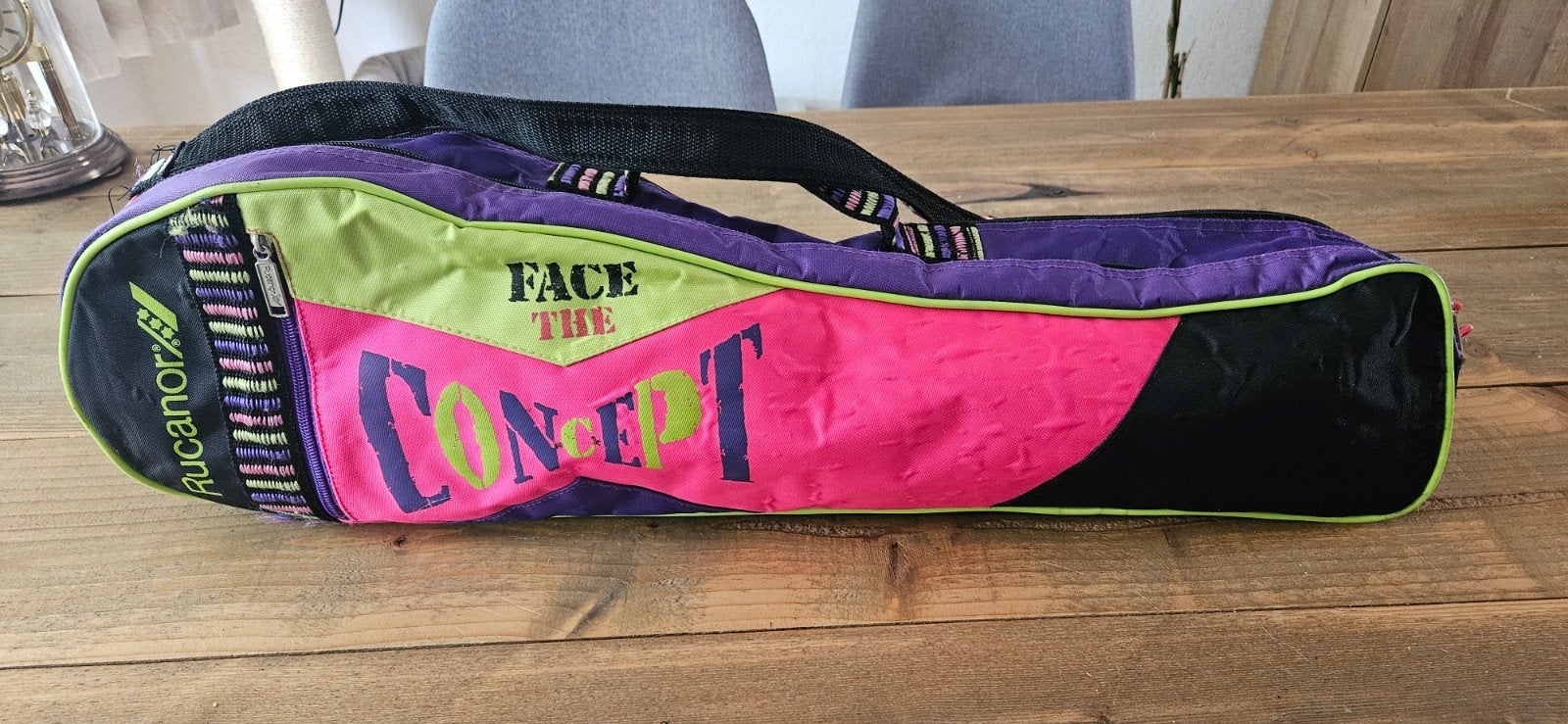 Retro badminton tas, Sport en Fitness, Badminton, Ophalen of Verzenden, Gebruikt, Tas