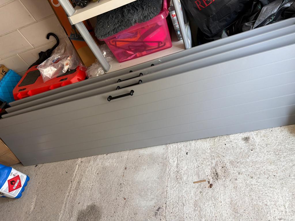 4 IKEA kastdeuren - 236cm lang - prima staat, Huis en Inrichting, Ophalen, Minder dan 50 cm, Gebruikt, 200 cm of meer