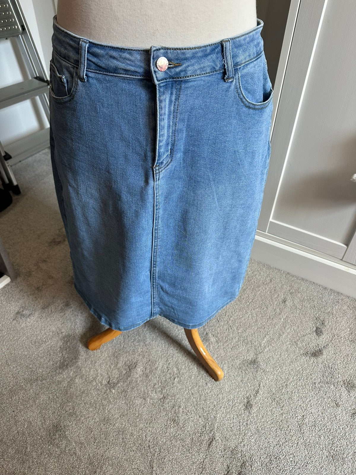 Spijkerrok, Kleding | Dames, Blauw, Maat 46/48 (XL) of groter, Ophalen of Verzenden, Zo goed als nieuw
