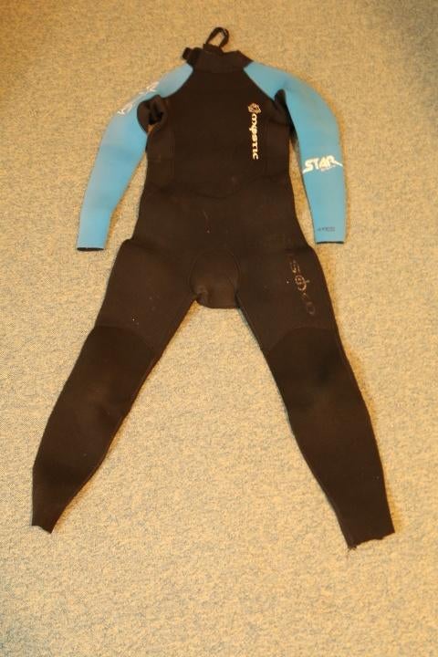 Wetsuit Mystic maat M junior 5/4 zwart blauw, Watersport en Boten, Watersportkleding, Wetsuit, Kind, Ophalen of Verzenden, Zo goed als nieuw