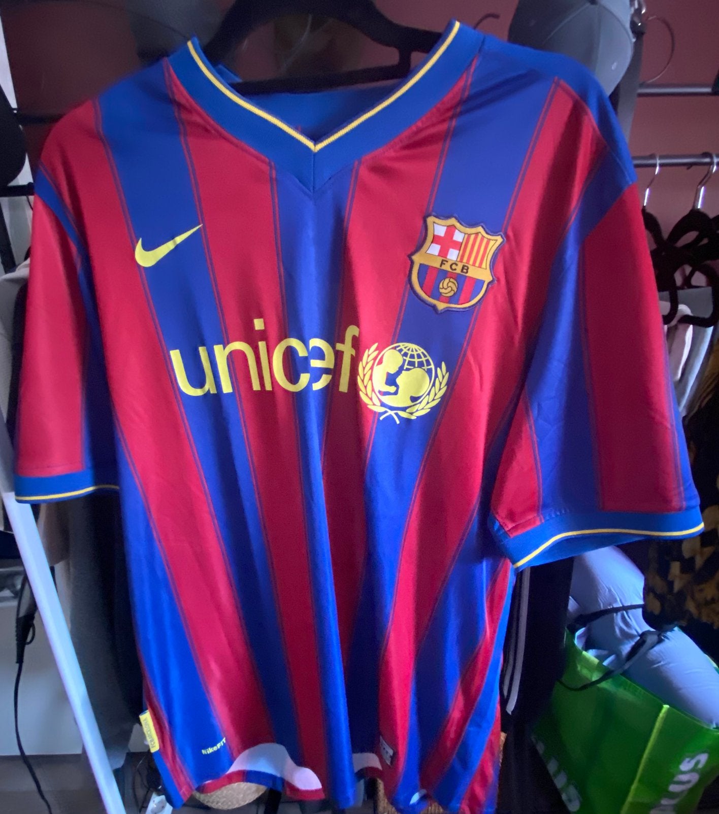 Voetbal shirt Fc Barcelona, Maat XL, Ophalen of Verzenden, Zo goed als nieuw, Shirt
