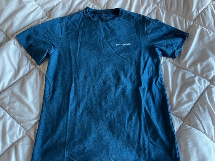 Patagonia T-shirt - Nieuw en Unisex, Blauw, Nieuw, Ophalen of Verzenden, Korte mouw