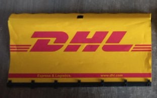 1 Bruder DHL afdekzeil (schaal 1:16), Ophalen of Verzenden, Gebruikt