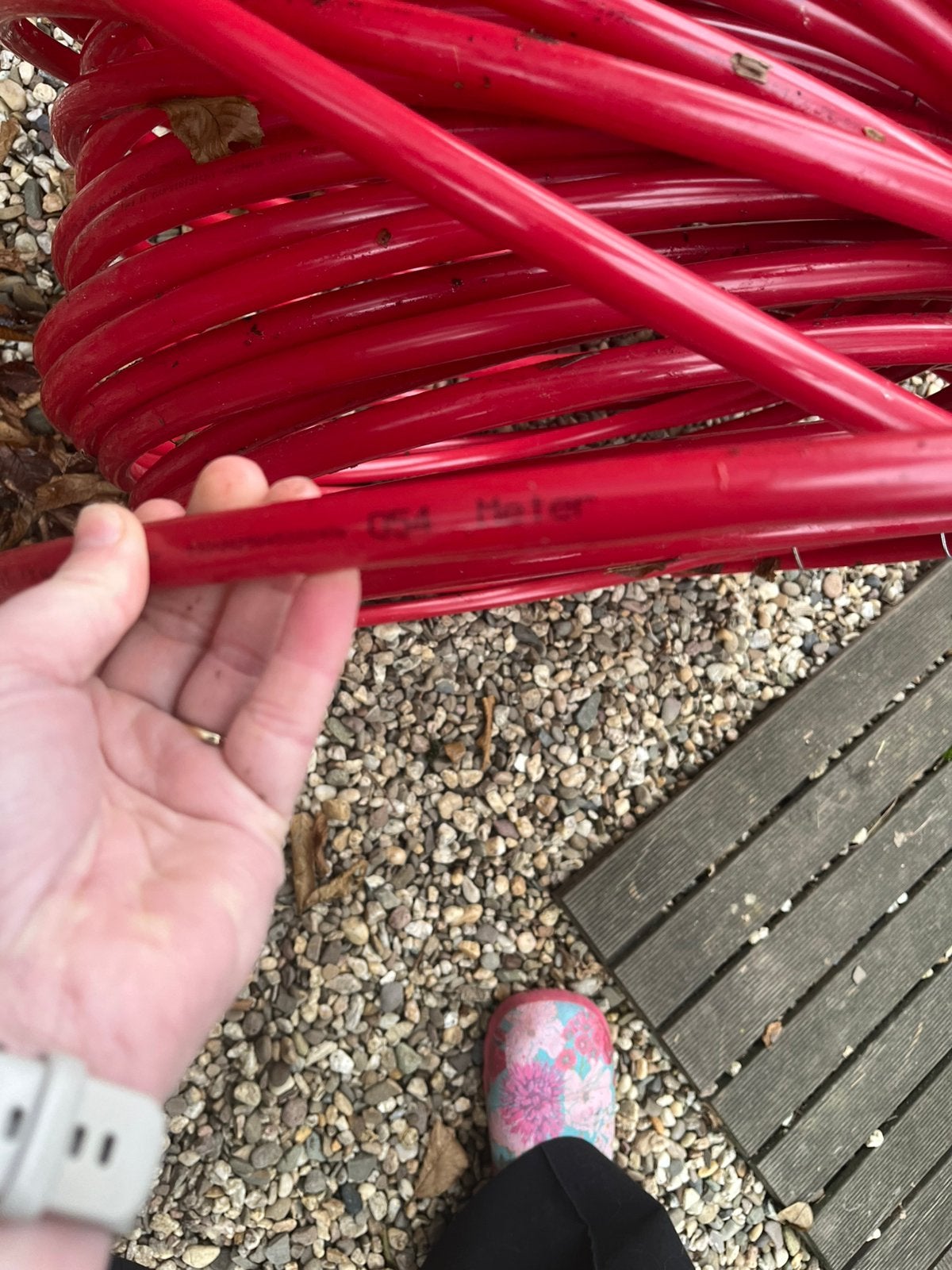 Vloerverwarmingsbuis ruim 50 meter, 16mm, Ophalen, Minder dan 30 cm, Overige typen, Nieuw