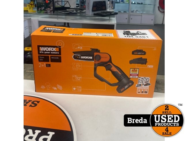 Worx WG324E Elektrische Handzaag  - NIEUW, Worx, Nieuw, Support@worx.com, 14675 128th Ave NE, Suite 120
Woodinville, WA 98072
USA