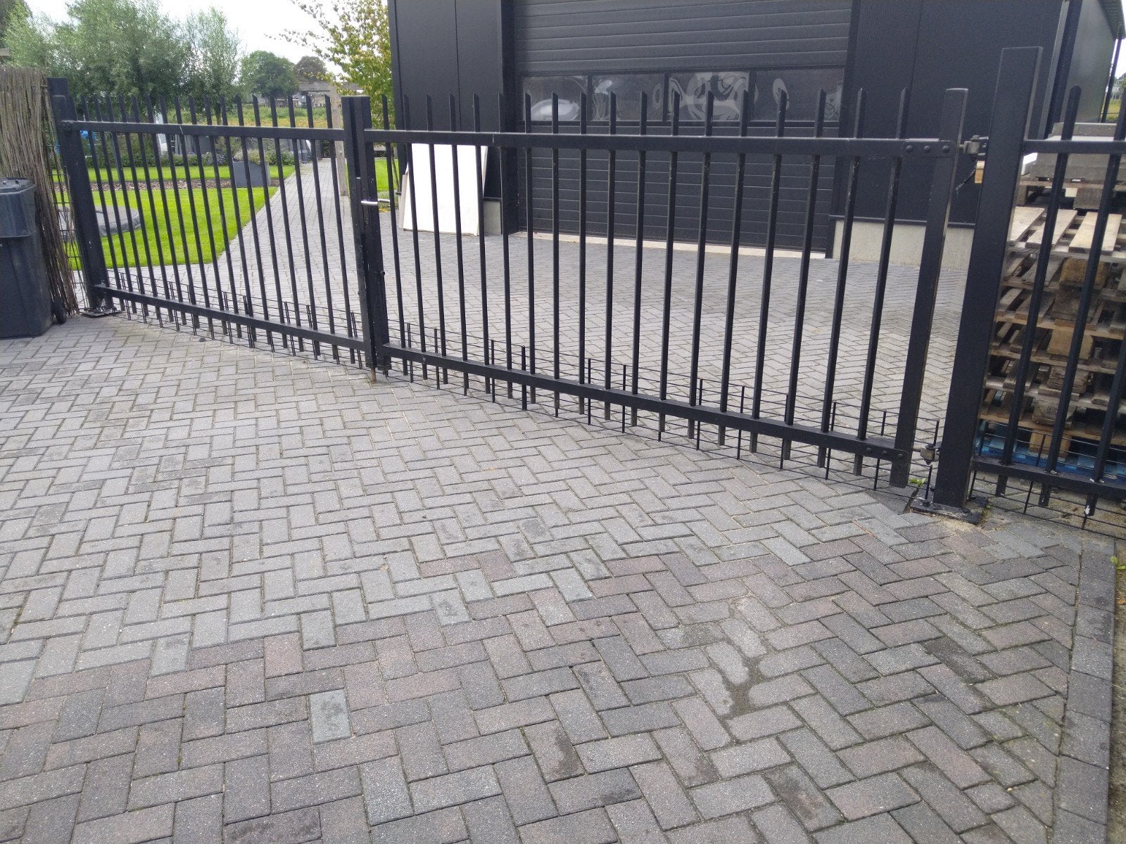 dubbele poort 6,30 mtr, Ophalen, Met poort, Gebruikt, Sierhekwerk