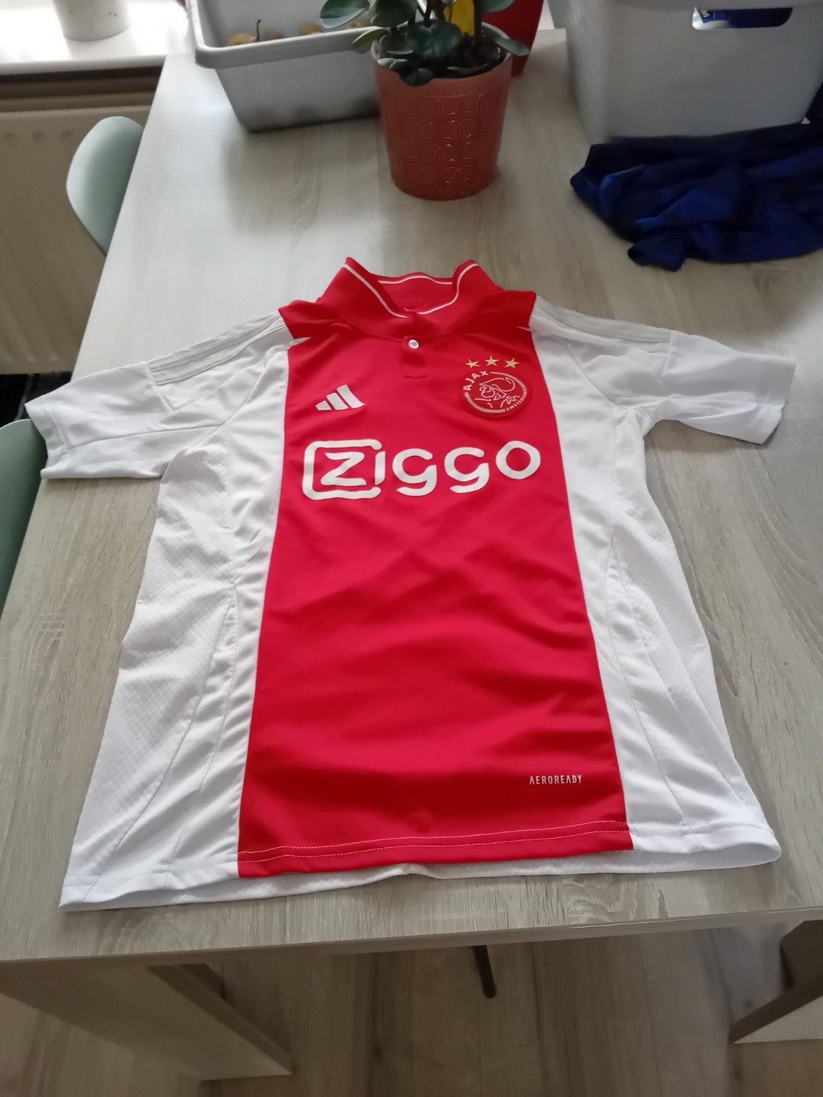 Ajax thuisshirt en broekje maat S, Maat S, Ophalen of Verzenden, Gebruikt, Set