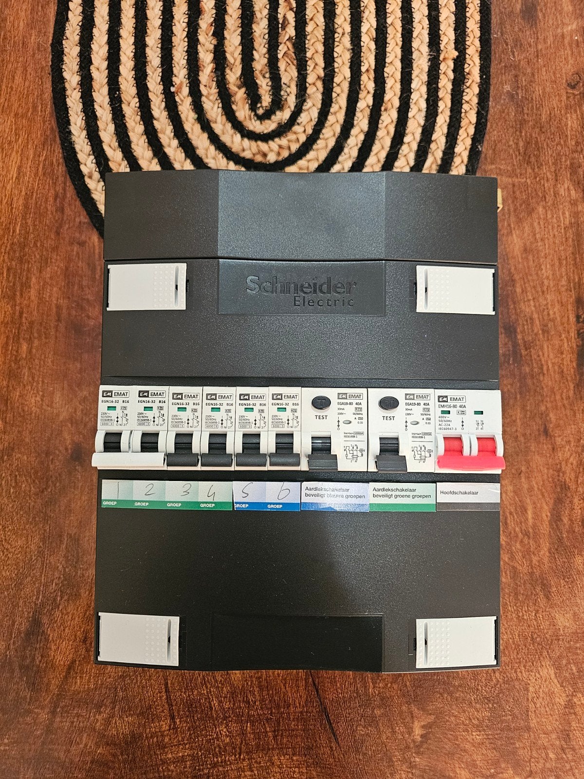 Schneider Groepenkast, Ophalen of Verzenden, Gebruikt, Schneider Electric, Groepenkast