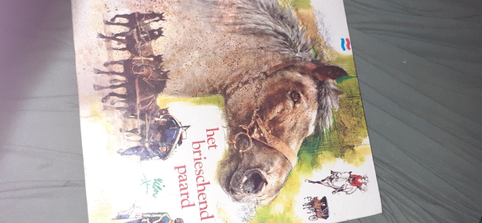 Rien poortvliet  het brieschend paard, Ophalen of Verzenden