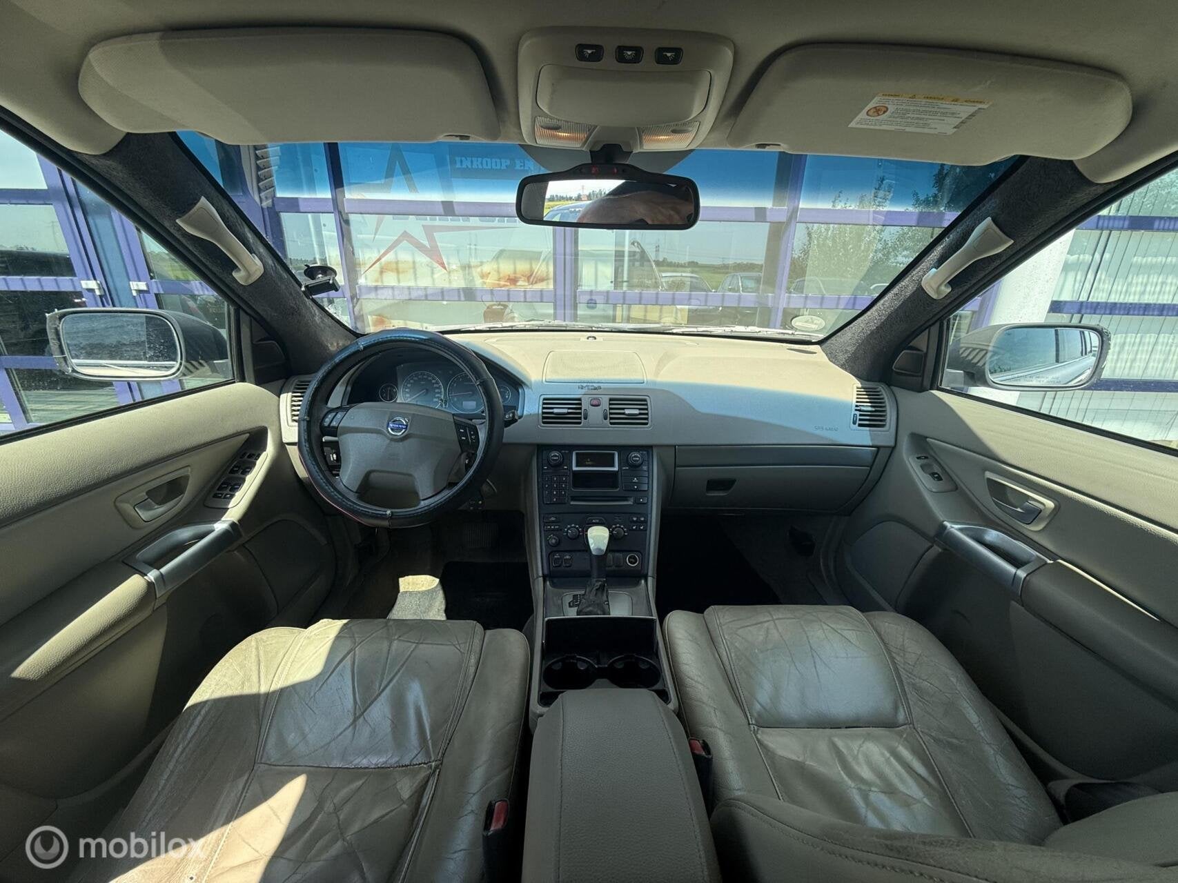 Volvo XC90 2.5 T| Airco| Cruise| APK | AUTOMAAT|, Auto's, Gebruikt, Bruin, 7 stoelen, 2521 cc