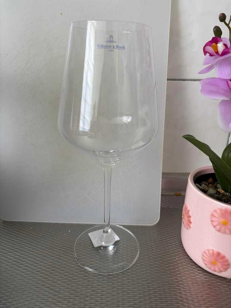 Nieuwe Villeroy & Boch La Divina wijnglazen, set van 4, Ophalen, Nieuw, Glas, Overige merken