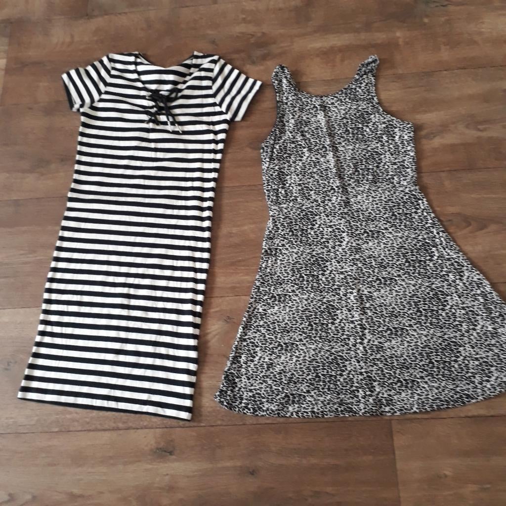 2 tricot jurkjes mt. 170, Meisje, Ophalen of Verzenden, Zo goed als nieuw, Jurk of Rok