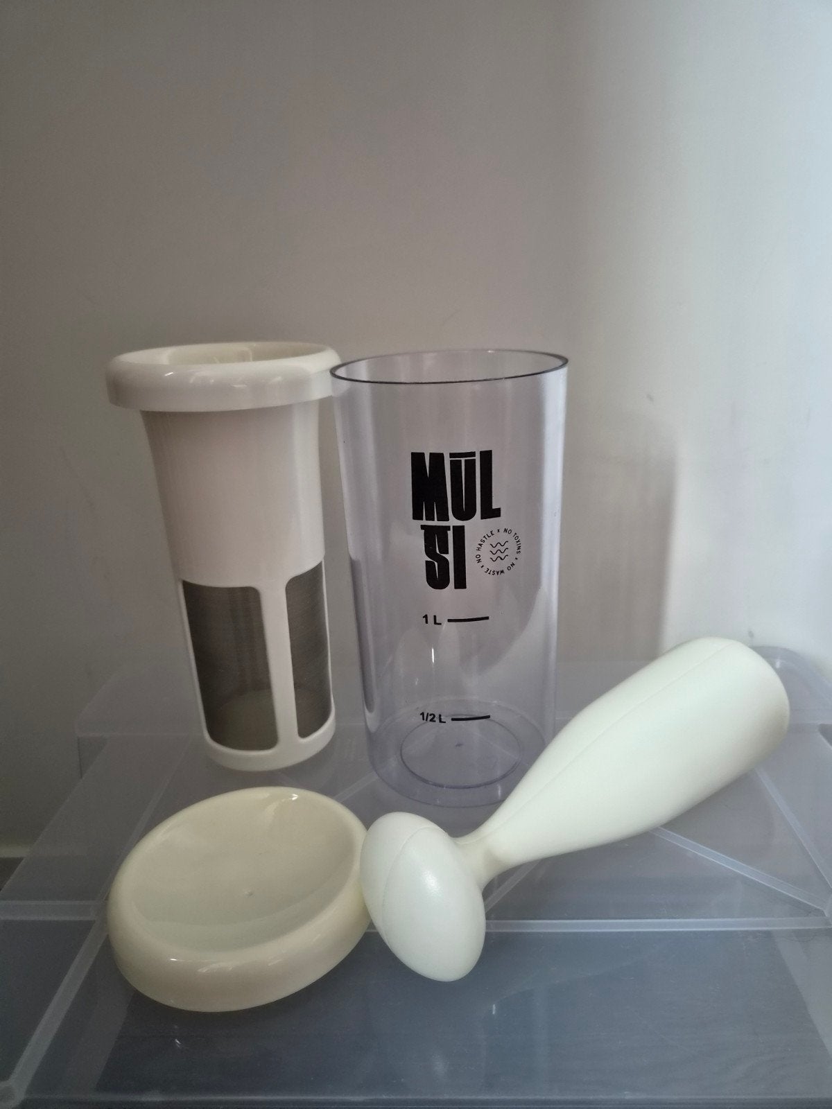 Mulsi Original - Plantaardige Melkmaker met Receptenboek, Ophalen of Verzenden, Zo goed als nieuw, Kunststof