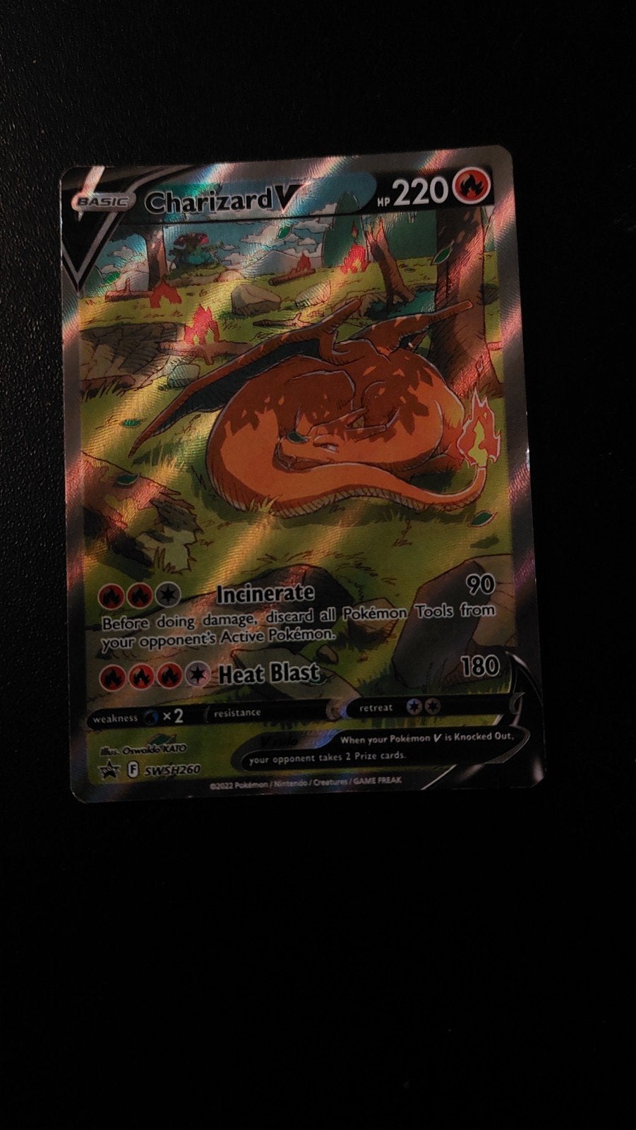Charizard V, Ophalen of Verzenden, Zo goed als nieuw, Losse kaart