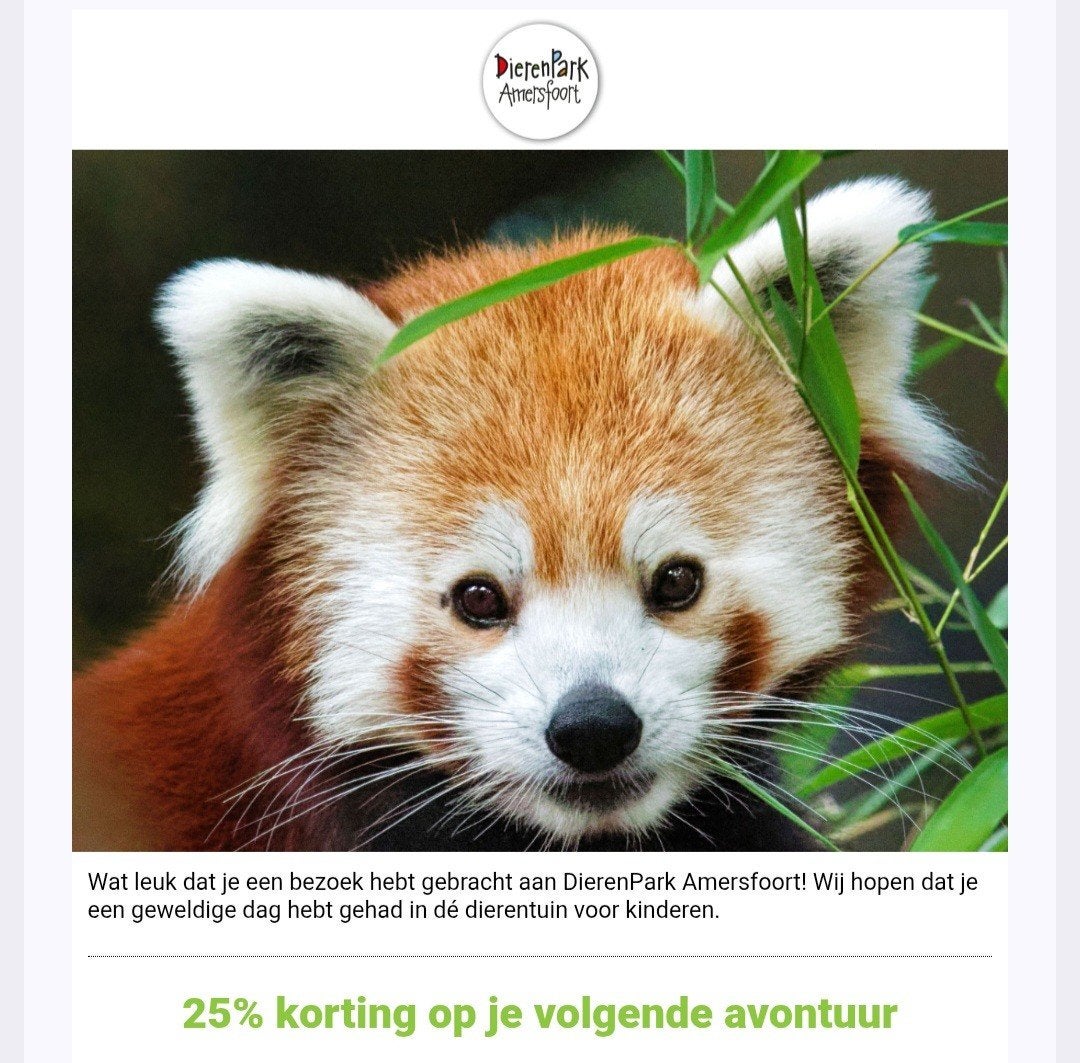 Dierenpark Amersfoort ~ 25% korting, Drie personen of meer, Kortingskaart