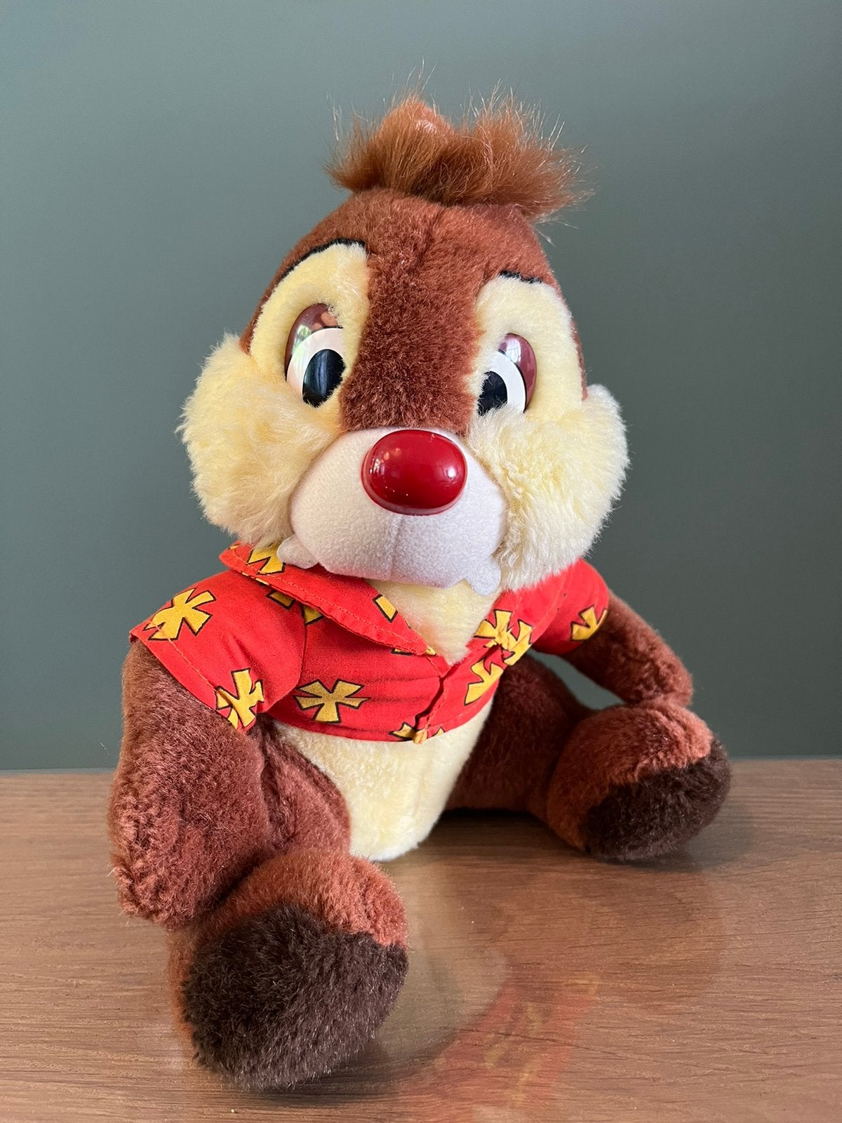 Leuke vintage knuffel Babbel uit Knabbel en Babbel 25cm, Ophalen of Verzenden, Zo goed als nieuw, Overige typen