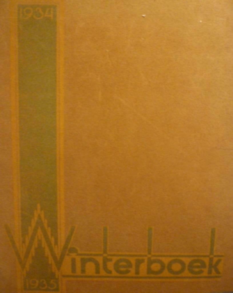 Winterboek 1934 - 1935 H.R. Holst, A Van Schendel,e.a, Antiek en Kunst, Ophalen of Verzenden