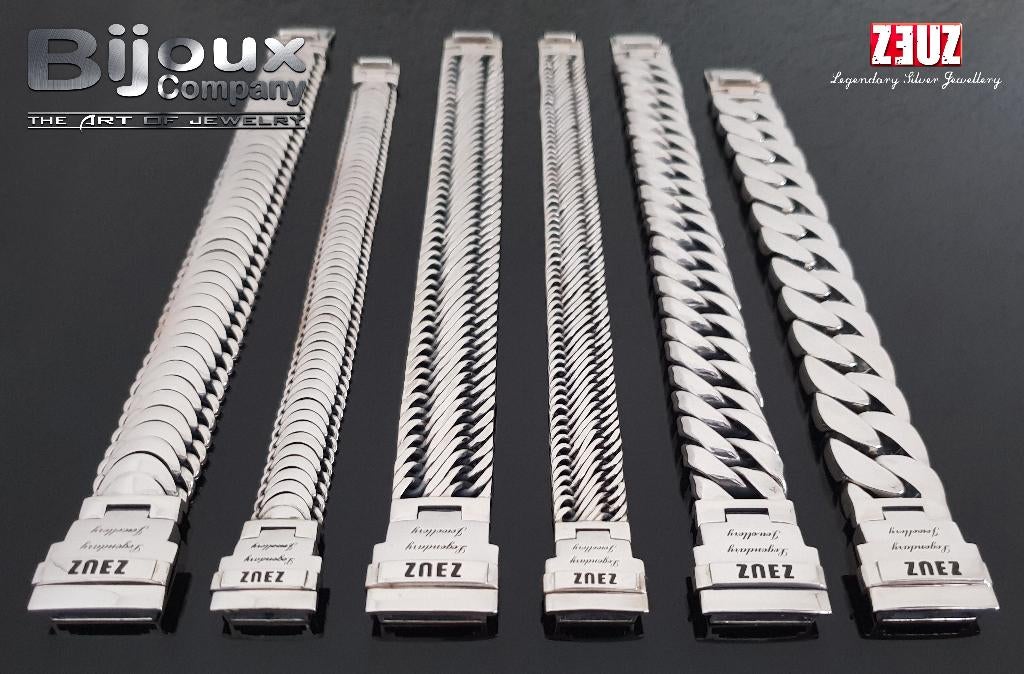 Grote collectie Z3UZ + Buddha to Buddha armbanden zilver, Ophalen of Verzenden, Nieuw, Zilver, Zilver