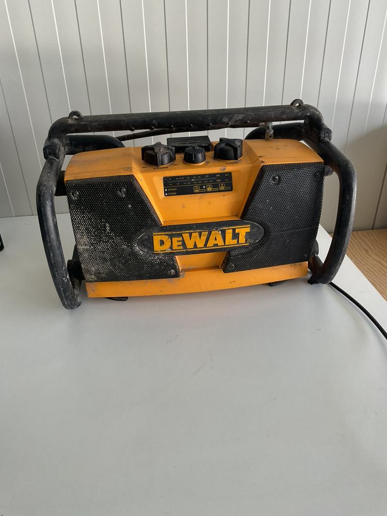 DeWalt bouwradio, Ophalen, Gebruikt, Bouwradio