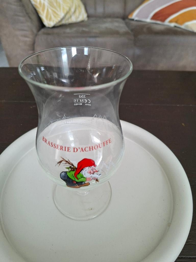 Brasserie  d  achouffe, Ophalen of Verzenden, Zo goed als nieuw, Glas of Glazen, Overige merken