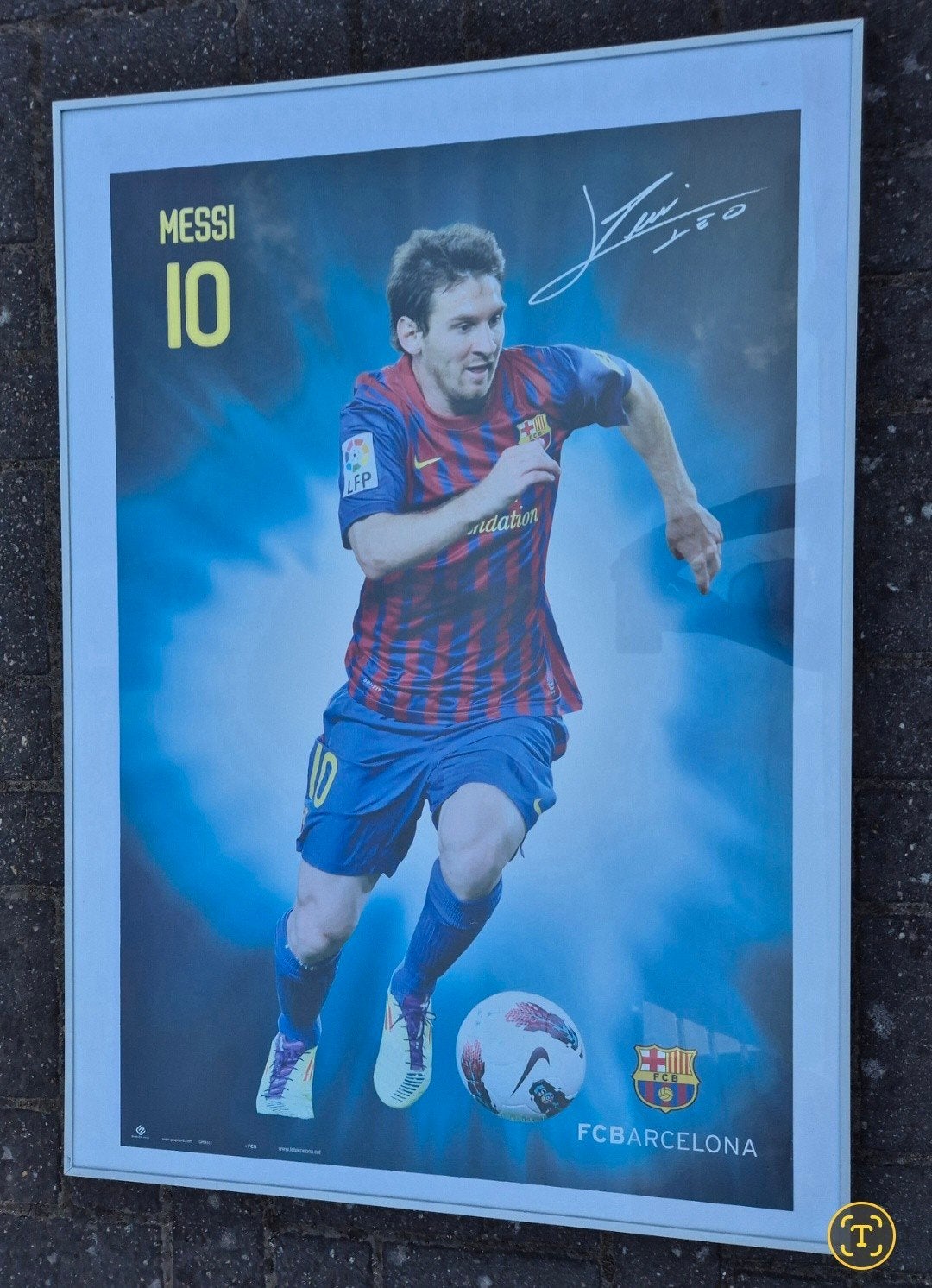 Poster in lijst van Lionel Messi, Ophalen, Zo goed als nieuw