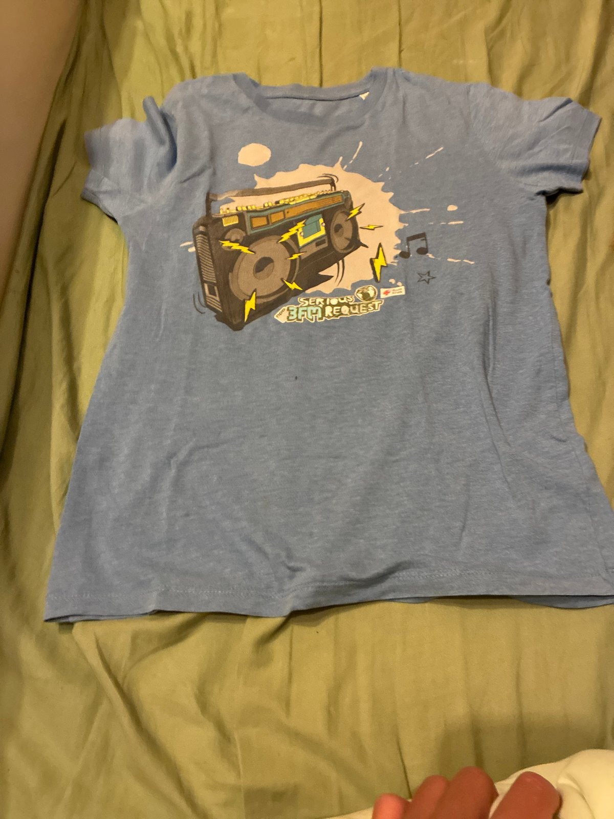 Rode Kruis T-shirt Maat M, Blauw, Korte mouw, Gedragen, Ophalen