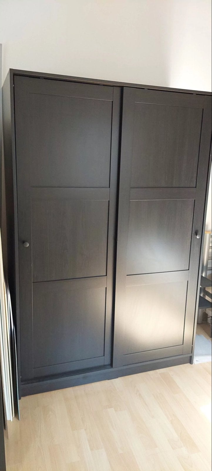 IKEA Rakkestad kledingkast met schuifdeuren, Ophalen, Met plank(en), Gebruikt, 100 tot 150 cm